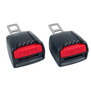 Universeller Sicherheitsgurt-Adapter, 2er-Set mit Carbon-Optik