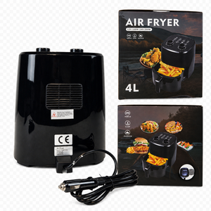 Friggitrice ad Aria 24V 4L – Compatta e Versatile, Ideale per Casa e Viaggi