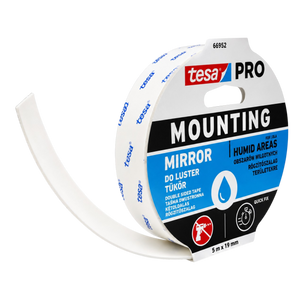 Mirror Tape Double Sided Adhesive for Bathroom Mirrors Mounting PRO 5m x 19mm
