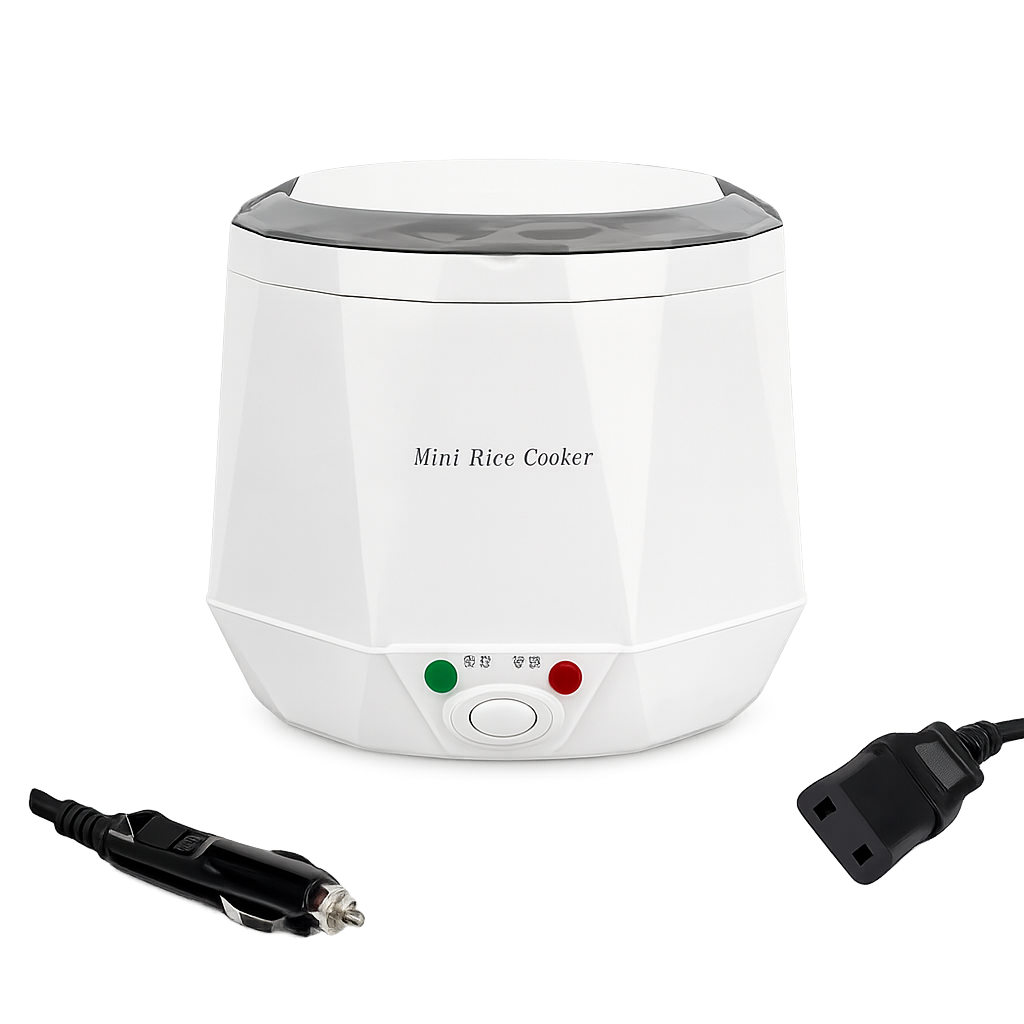 Electric Rice Cooker Portable for Trucks 1.3L, Easy Cooking Anywhere