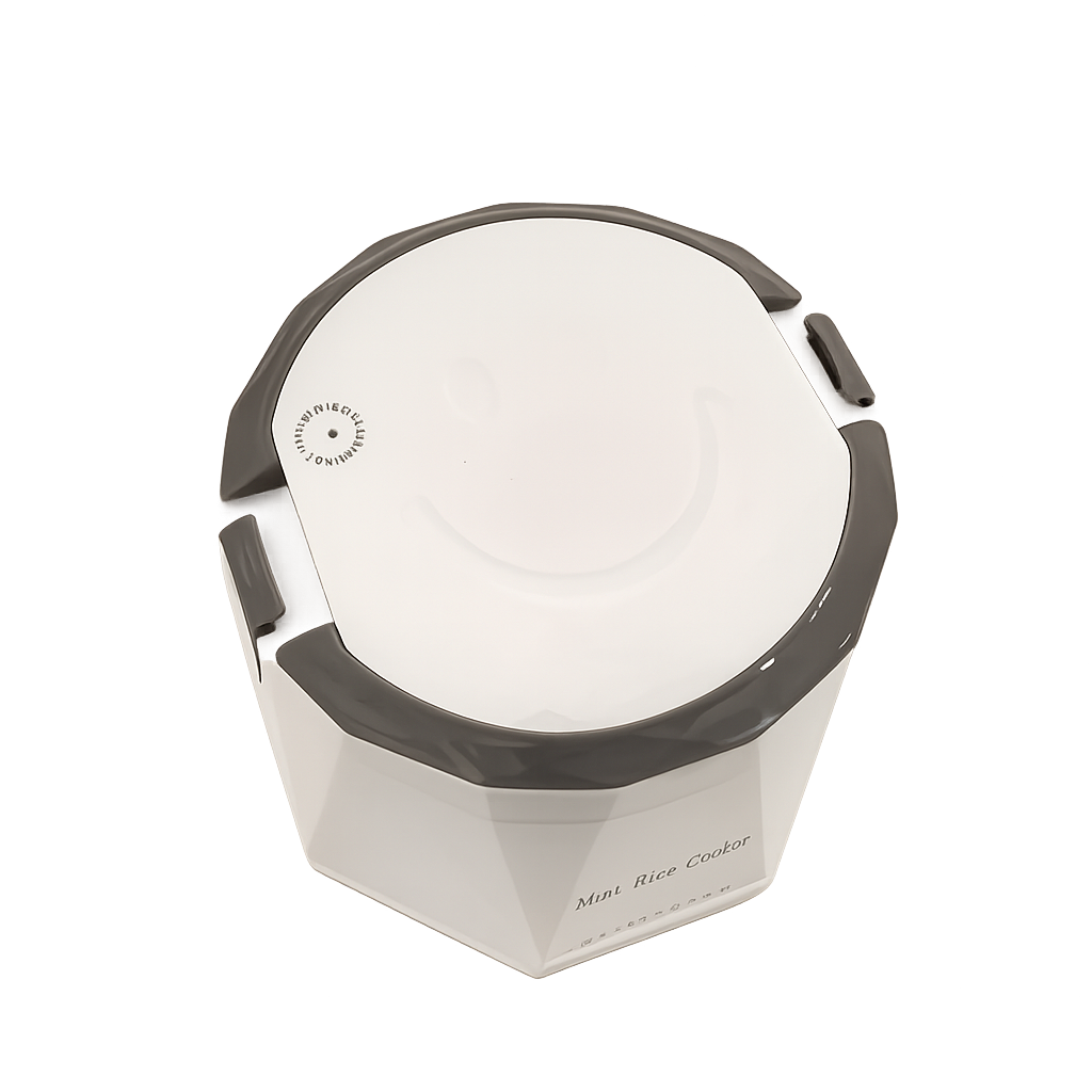 Electric Rice Cooker Portable for Trucks 1.3L, Easy Cooking Anywhere