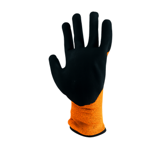 Safety gloves orange/black L