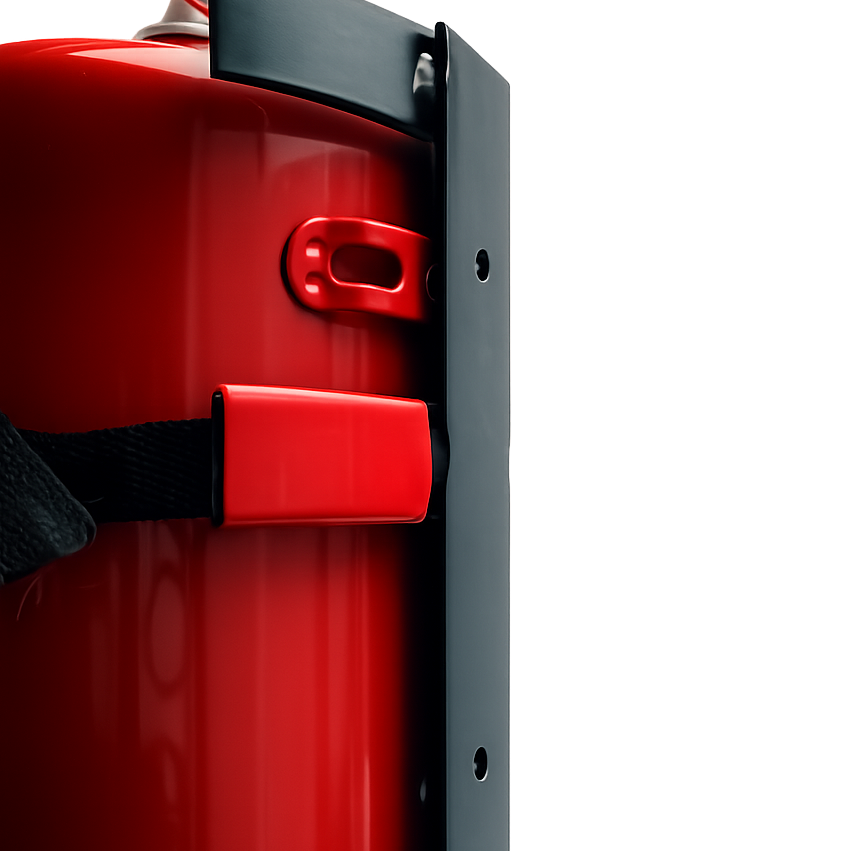 Fire extinguisher holder metal for 6 kg