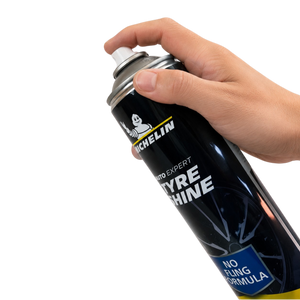 Tyre Shine Spray 520ml Wet Look Tyre Dressing for Deep Black Finish