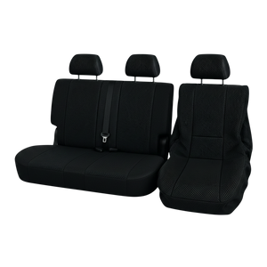 Van Seat Covers 2+1 Universal Set Black