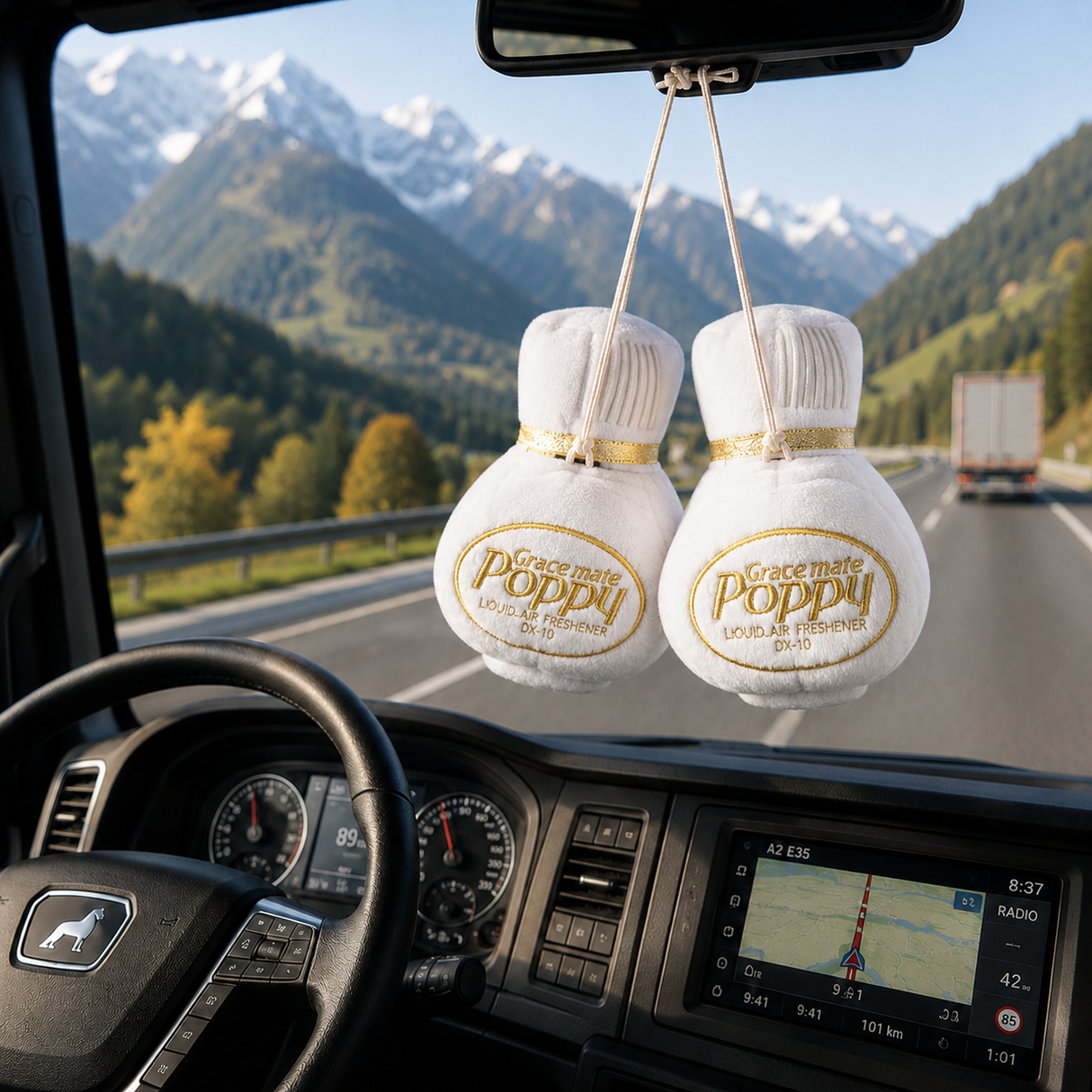 Car air freshener hanging plush 35x30cm 2pc 200g