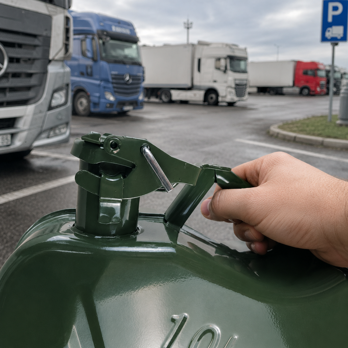 Fuel Can Metal with Leak Proof with Spout