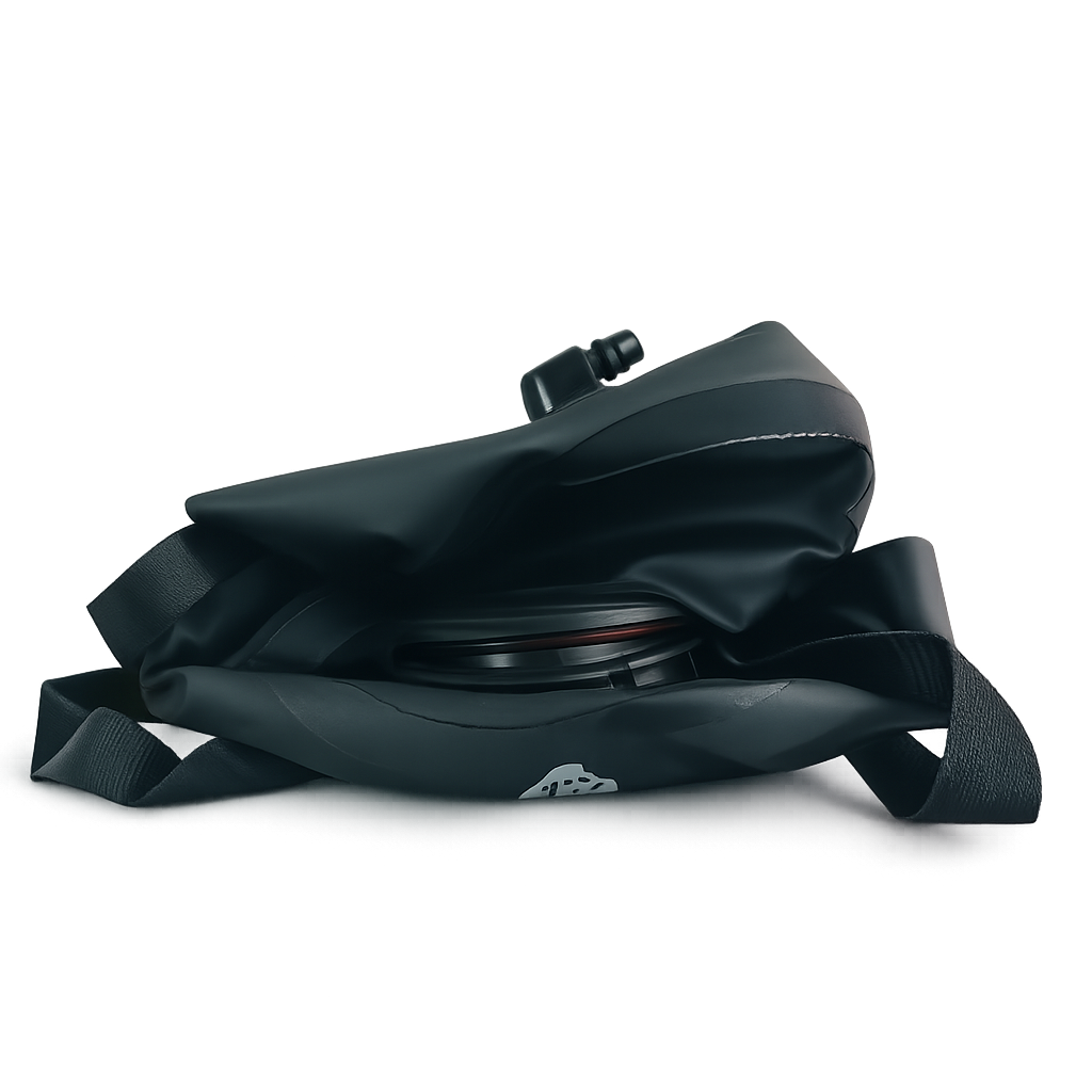 Camping shower bag portable 20L Black