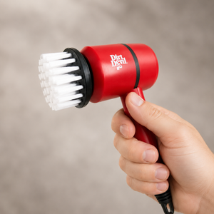 Electric cleaning brush with rotating head and 3 speeds