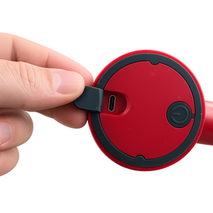 Electric cleaning brush with rotating head and 3 speeds
