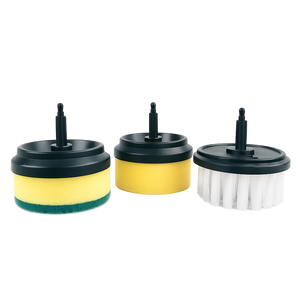 Electric cleaning brush with rotating head and 3 speeds