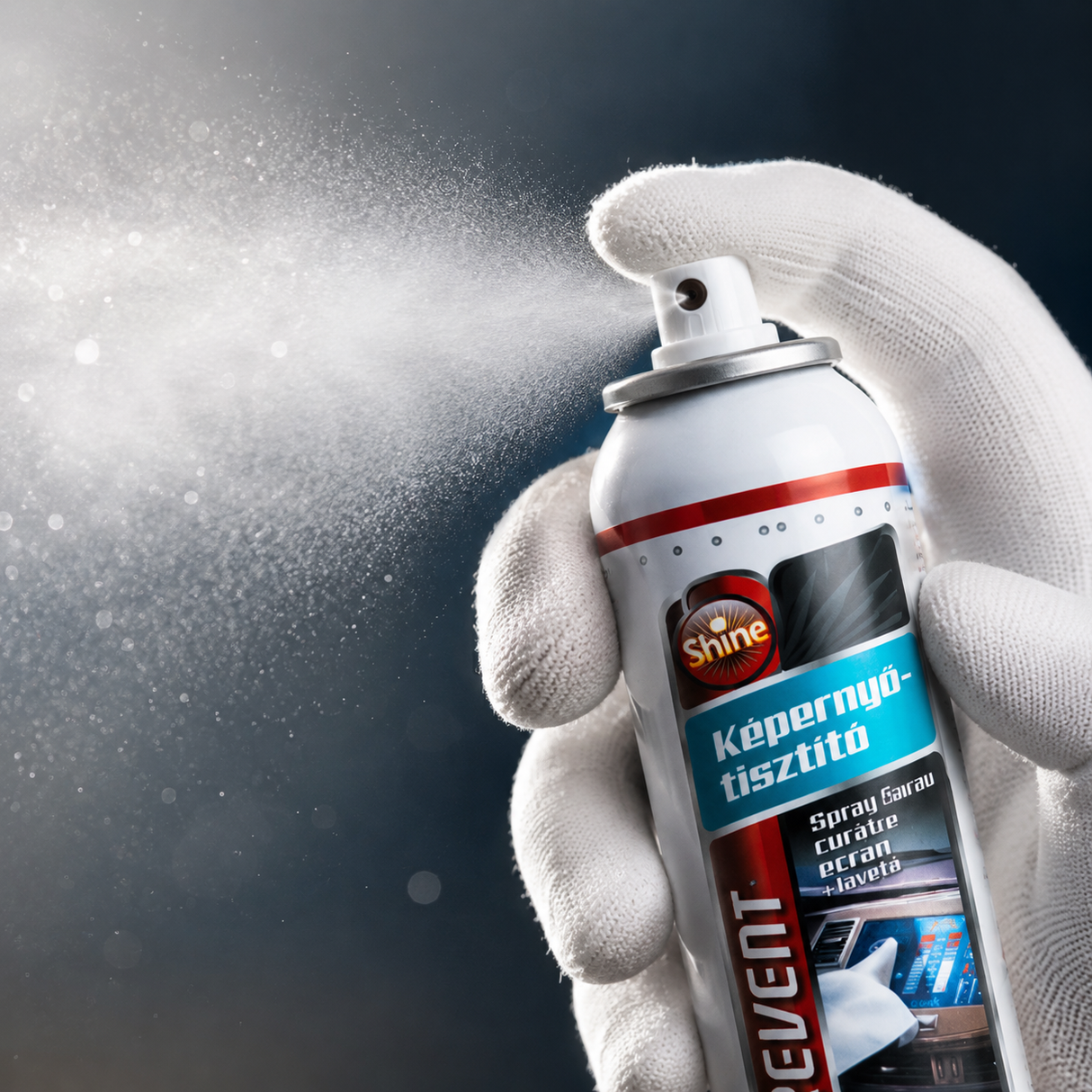 Screen cleaning spray with a cloth 75ml
