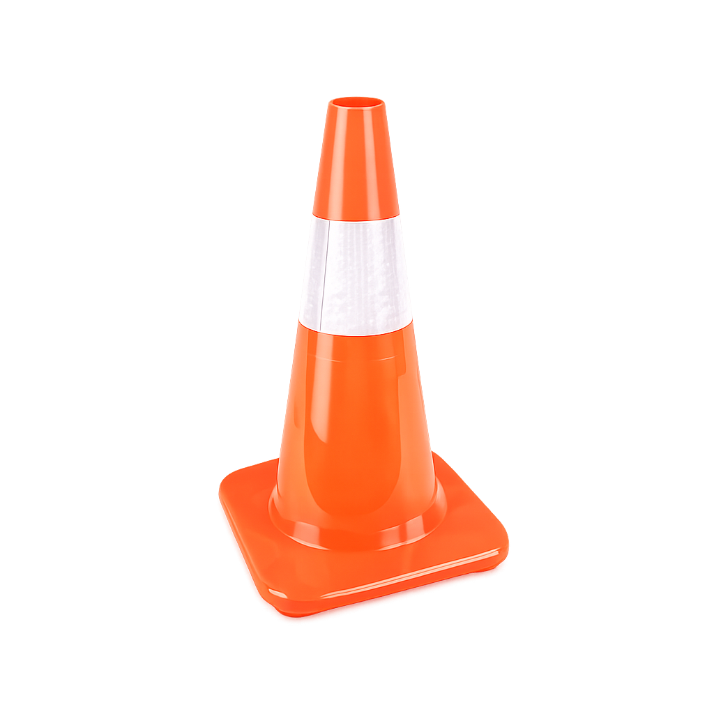 Traffic cone reflective