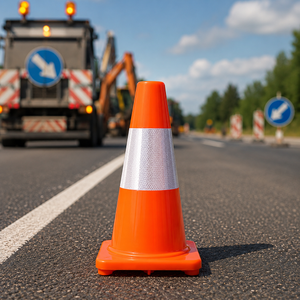 Traffic cone reflective