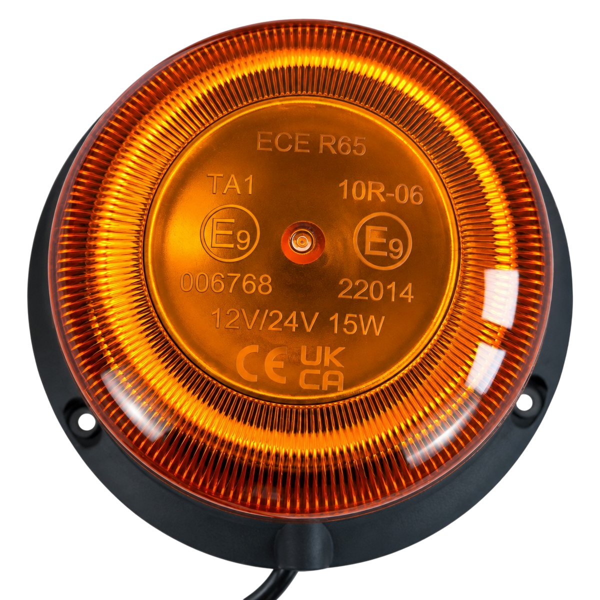 Amber flashing beacon led light mini 18 LEDs with 3 Flash Patterns