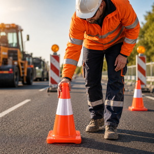 Traffic cone reflective Premium