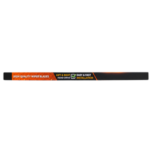 Windscreen Wiper Blade with U-Hook Fitting, Flat Aerodynamic Design