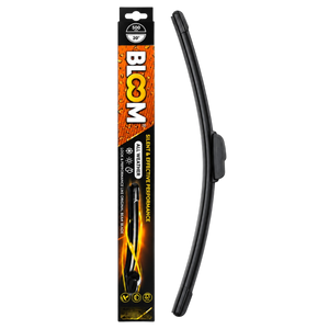 Windscreen Wiper Blade with U-Hook Fitting, Flat Aerodynamic Design
