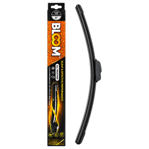 Windscreen Wiper Blade with U-Hook Fitting, Flat Aerodynamic Design