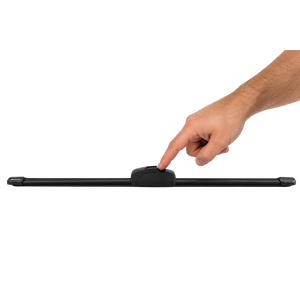 Windscreen Wiper Blade with U-Hook Fitting, Flat Aerodynamic Design