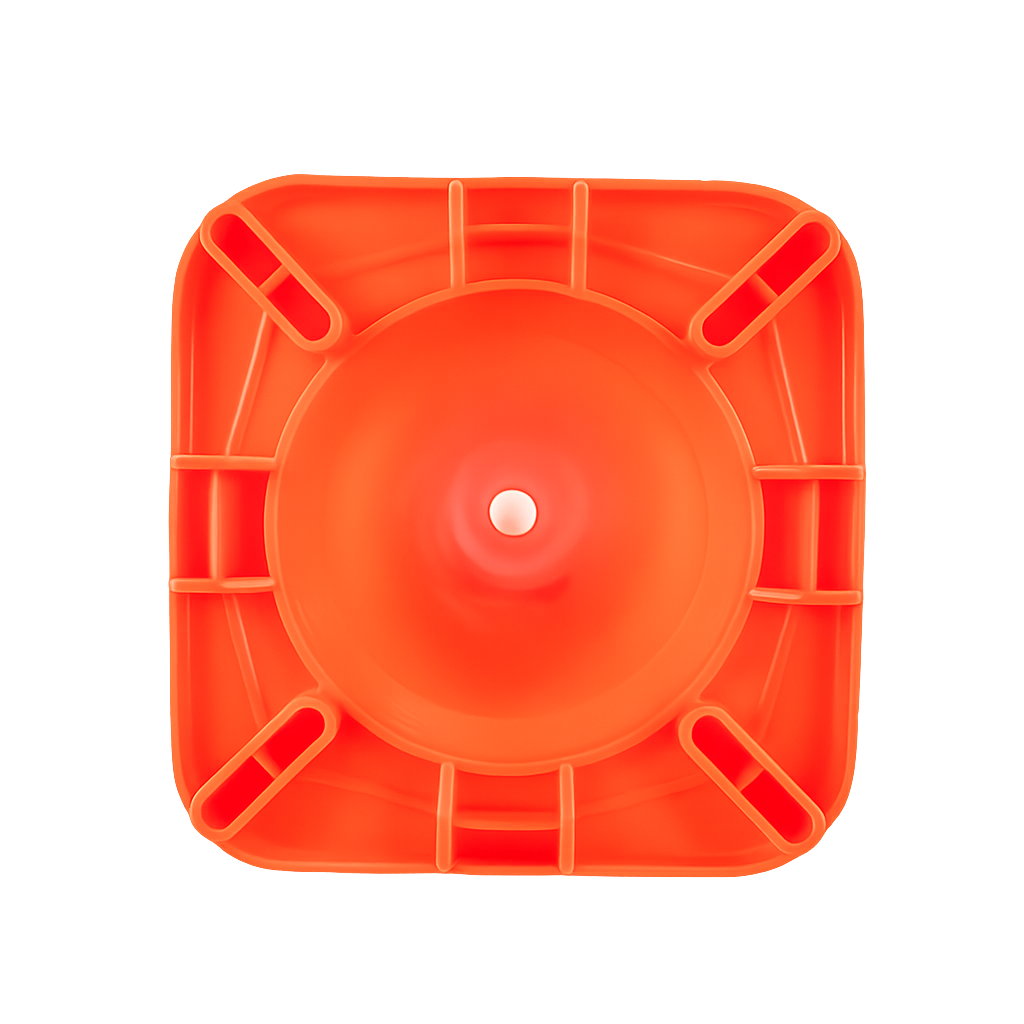 Traffic cone orange smooth Premium