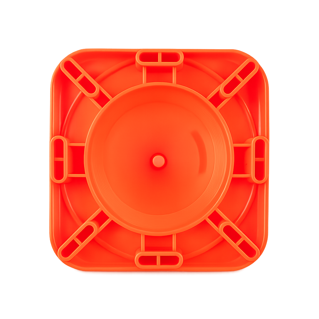 Traffic cone orange smooth Premium