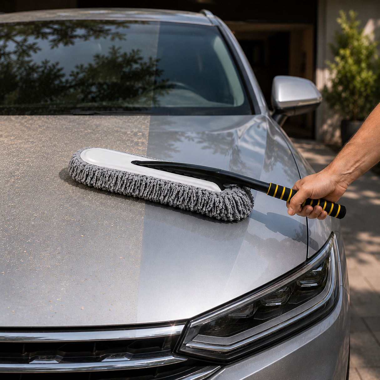 Car duster brush microfiber