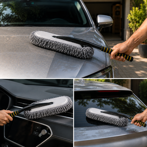 Car duster brush microfiber