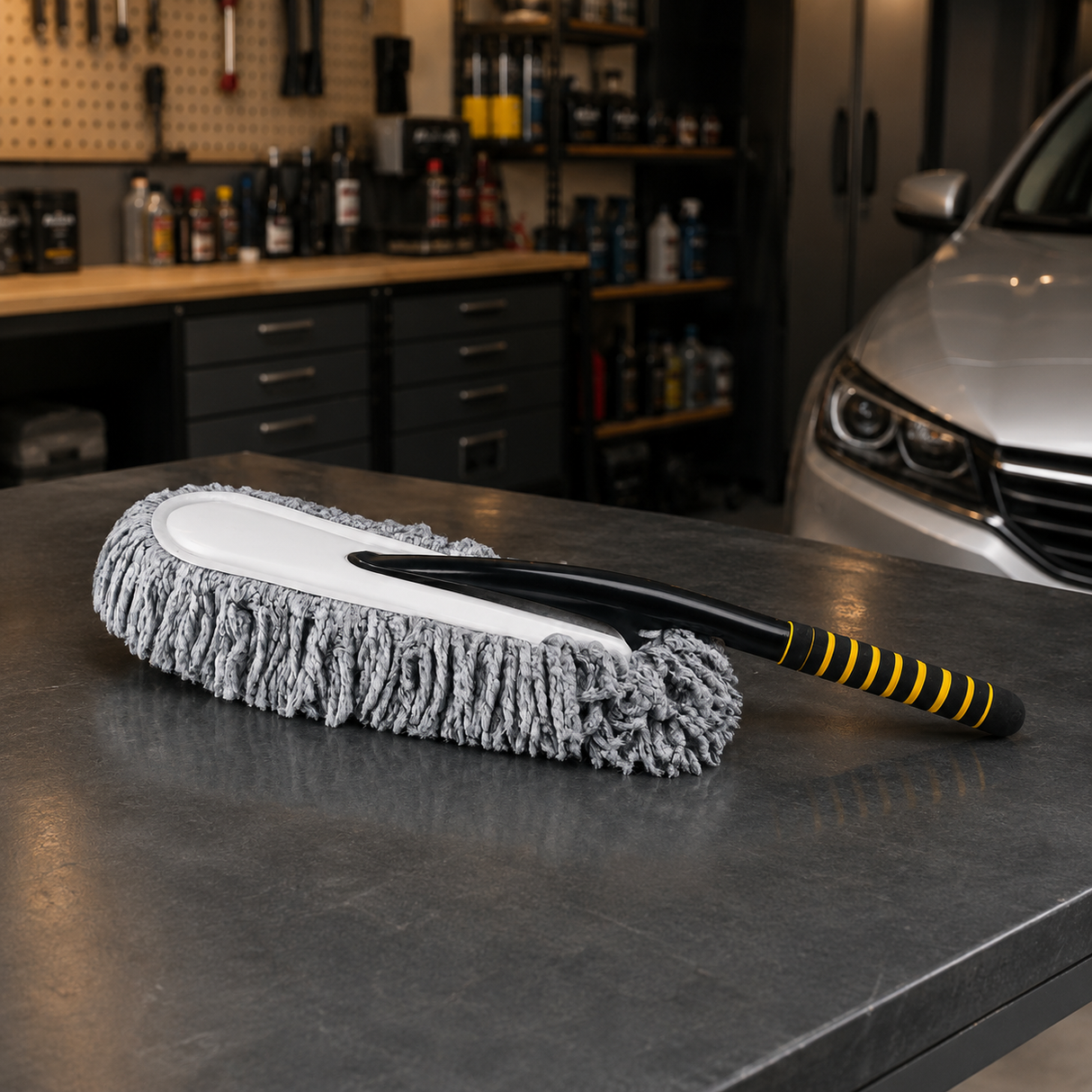 Car duster brush microfiber