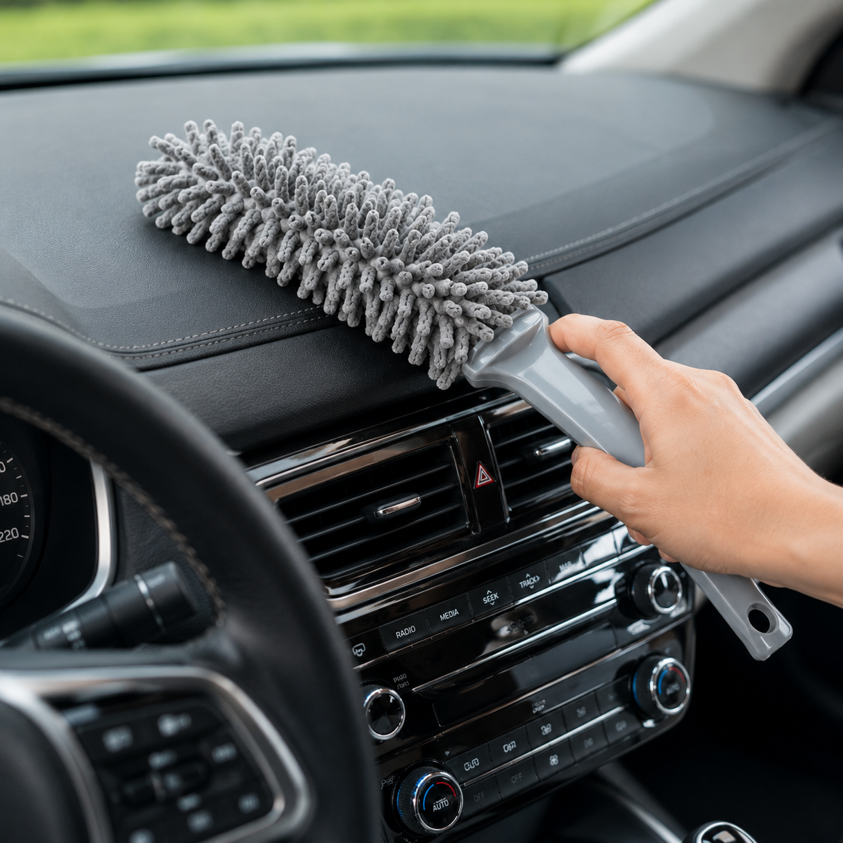 Car duster brush microfiber 39x7 cm