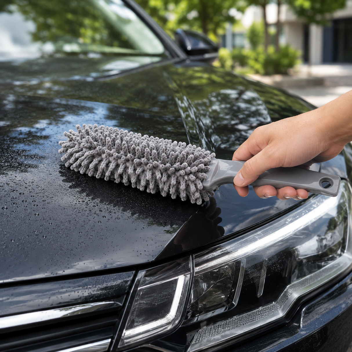 Car duster brush microfiber 39x7 cm