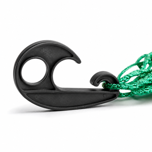 Cargo net hook plastic black