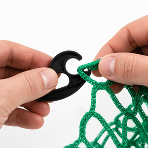 Cargo net hook plastic black