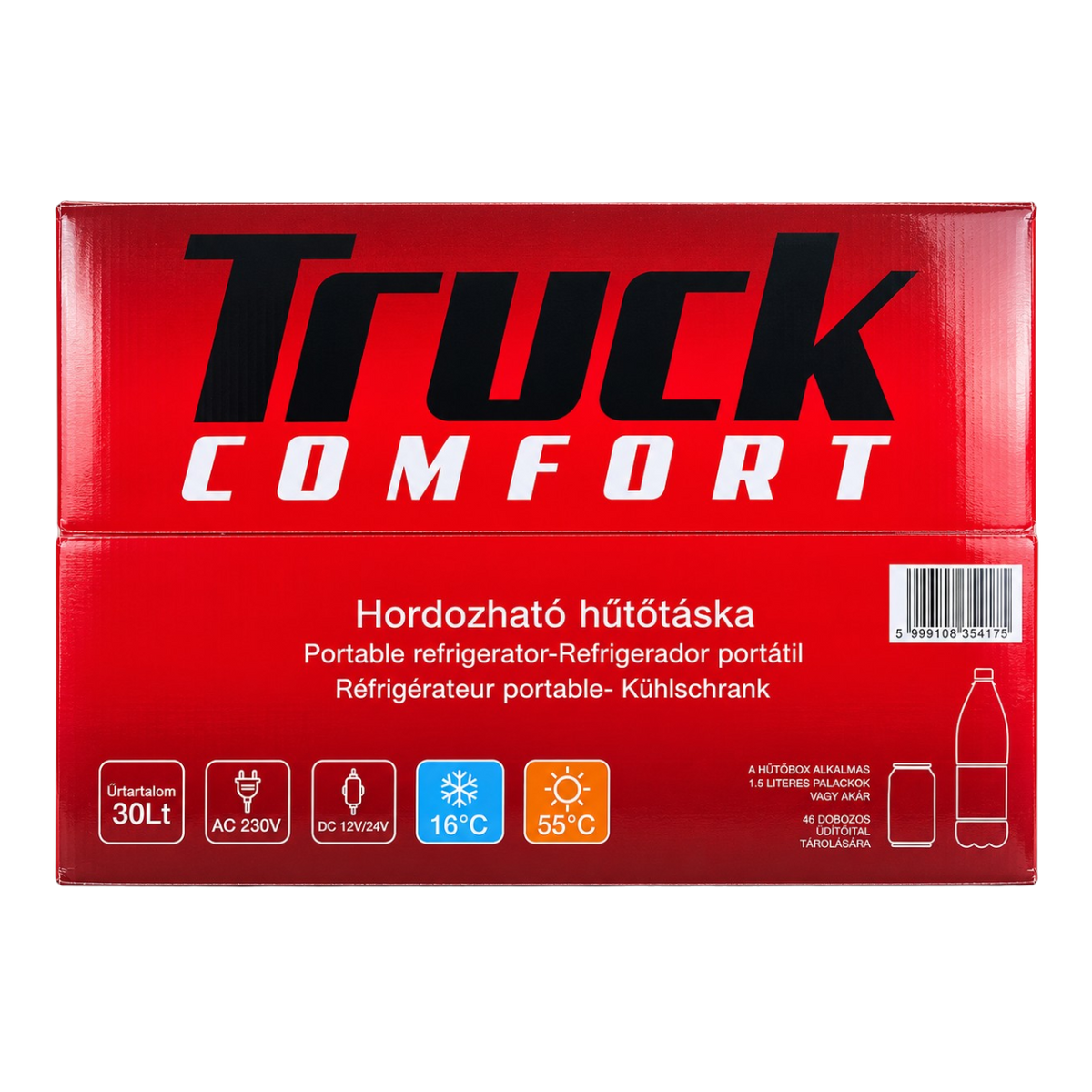 Elektryczna torba chłodząca Truck Comfort 30 l – chłodzenie i podgrzewanie, 12/24/230V