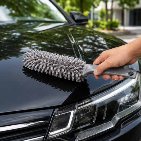 Car duster brush microfiber 39x7 cm