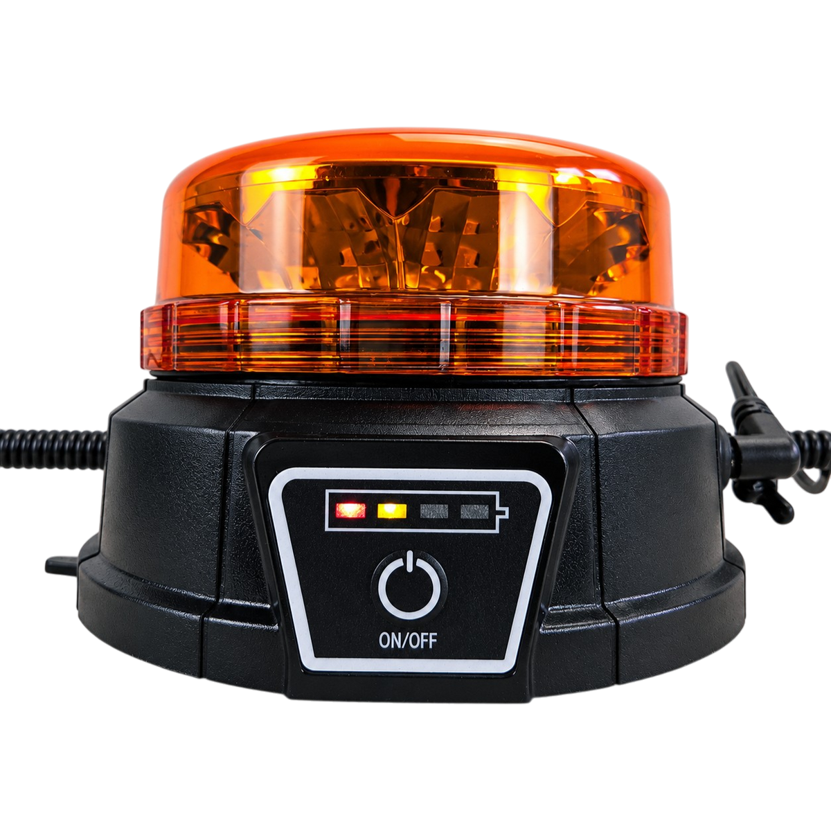Amber flashing beacon ultra slim LED with remote control and rechargeable battery