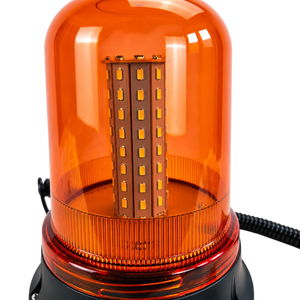 Amber flashing beacon 80 LEDs magnetic warning light