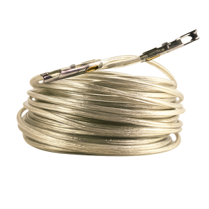TIR Cable 6mm PVC Coated Steel Wire Rope with Fitted Ends for Curtain Side Trailers