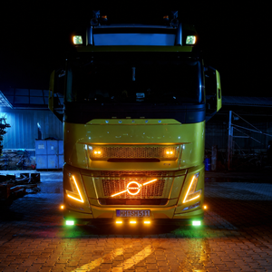 LED Logo Badge 3D Volvo FH Aero White 24V