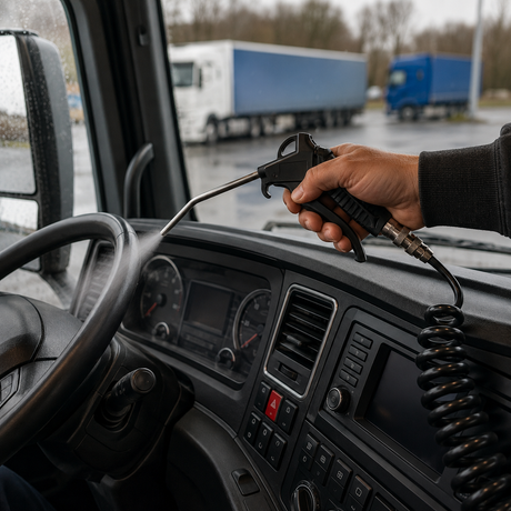 Air Blow Gun Set for truck cab with 5m hose 8mm connector