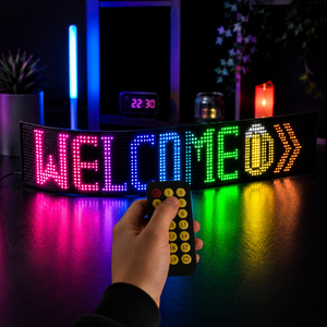 LED Eye Display Set with Remote, 12V, 590x120mm