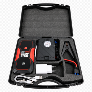 Multifunktionales 12V Starthilfe-Set mit Kompressor, USB-Ladegerät und LED-Lampe