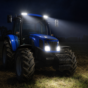 Munkalámpa LED lekerekített terítö 12/24V