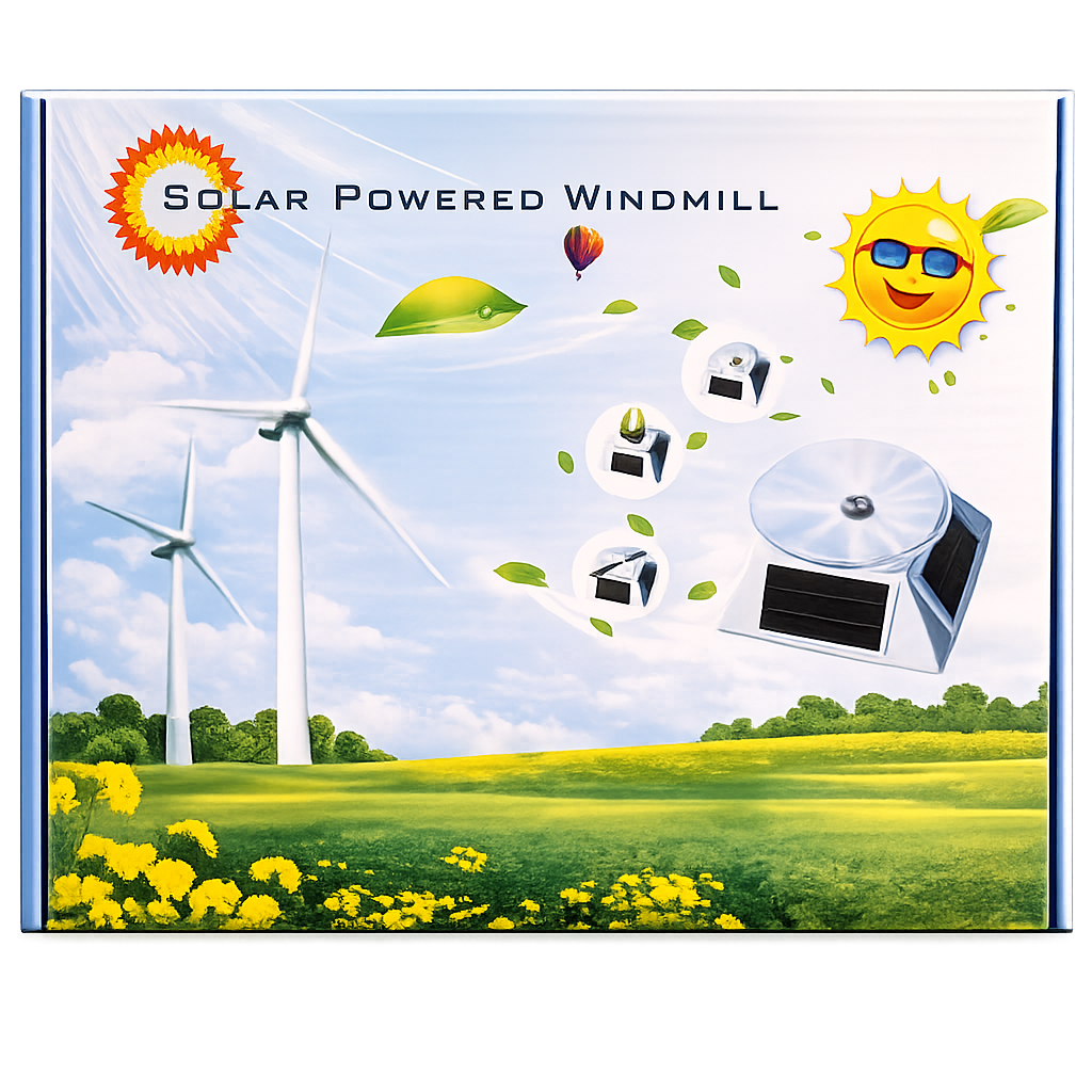 Modelo de Moinho de Vento Solar