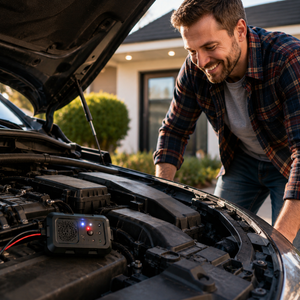 Ultrasonic pest repellent rodent control in car