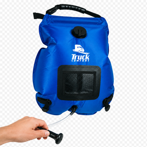 Camping shower PVC coated 20L blue