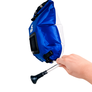 Camping shower PVC coated 20L blue