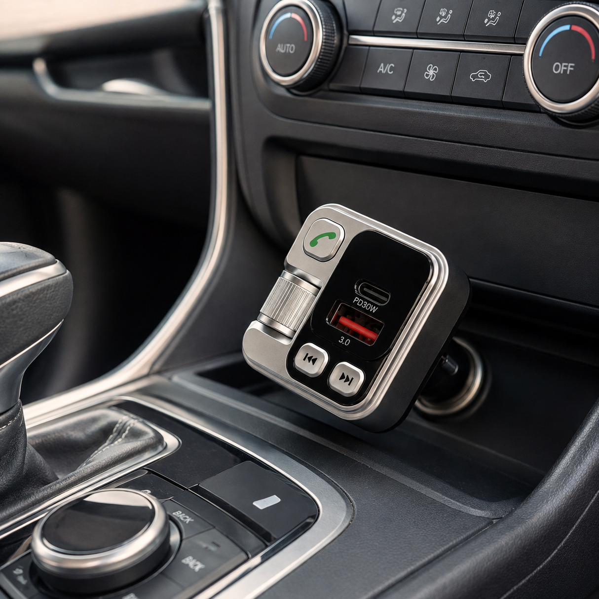Bluetooth fm transmitter for car 45W PD Fast Charging and Hands-Free Calling