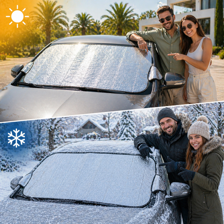 Car windscreen cover Sun Shade & Frost Protector for All-Season
