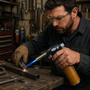 Portable Butane Gas Blow Torch Welding Flamethrower Flame Spray Gun